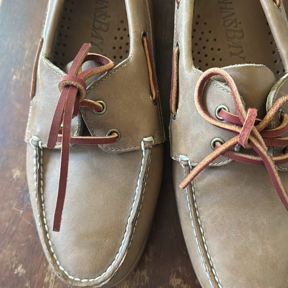 New With Out Box Never Worn Brown St. John’s Bay Boat Shoes. Size 9 1/2. - Picture 3 of 7